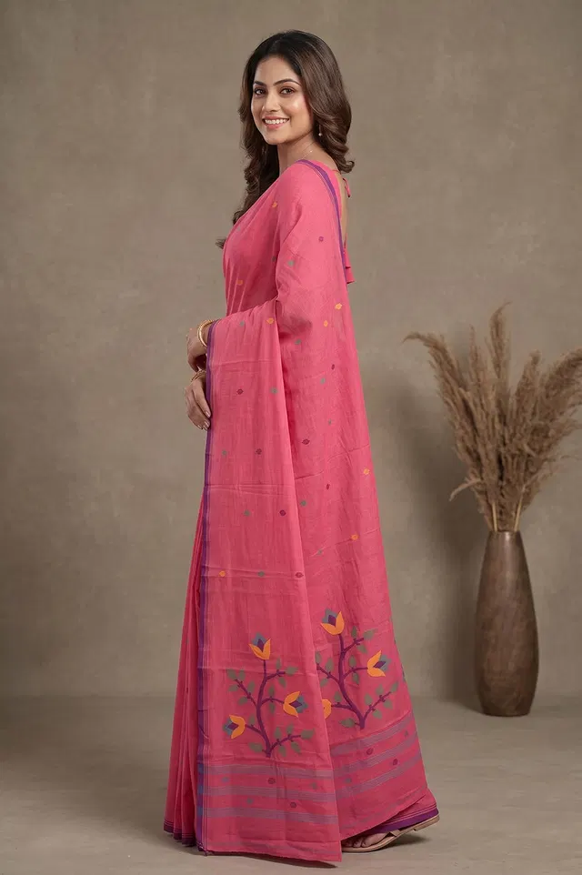 Jamdani Handloom Cotton Saree