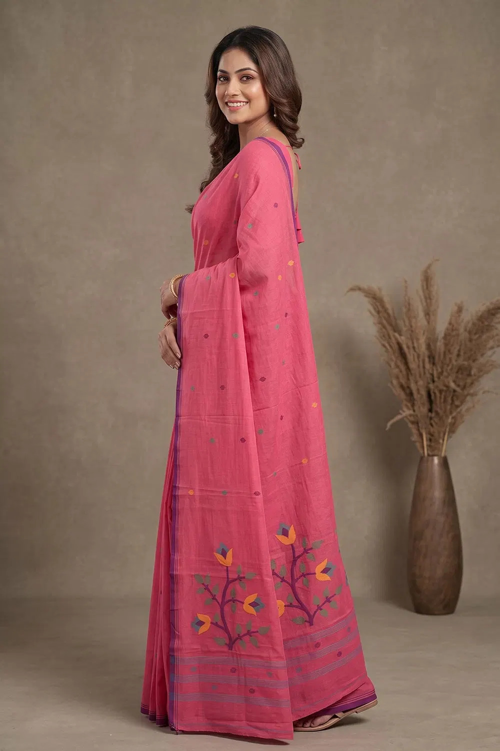 Jamdani Handloom Cotton Saree