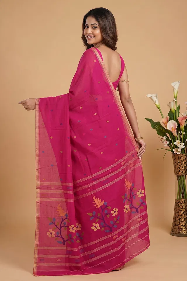 Jamdani Handloom Cotton Saree