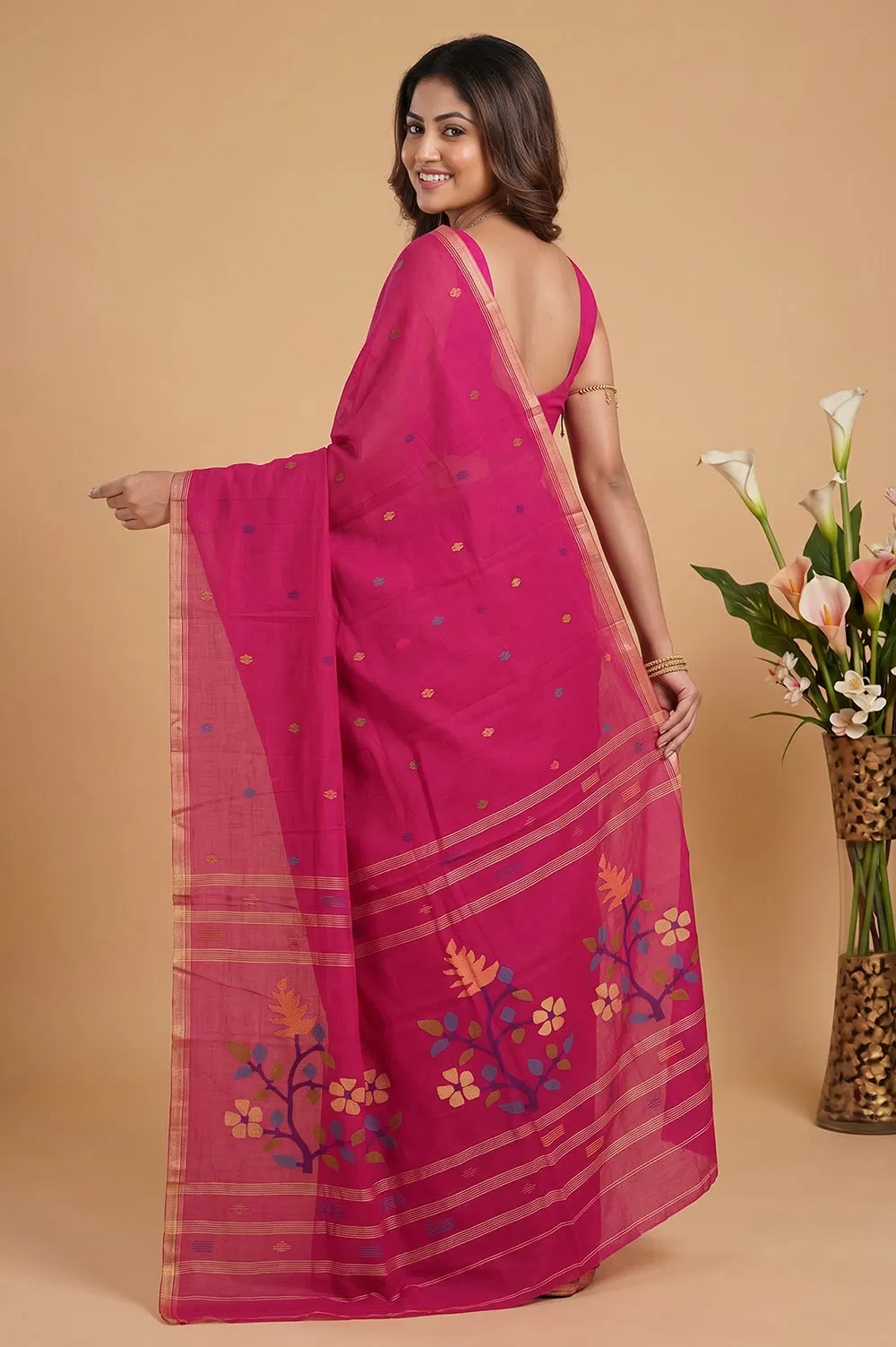 Jamdani Handloom Cotton Saree