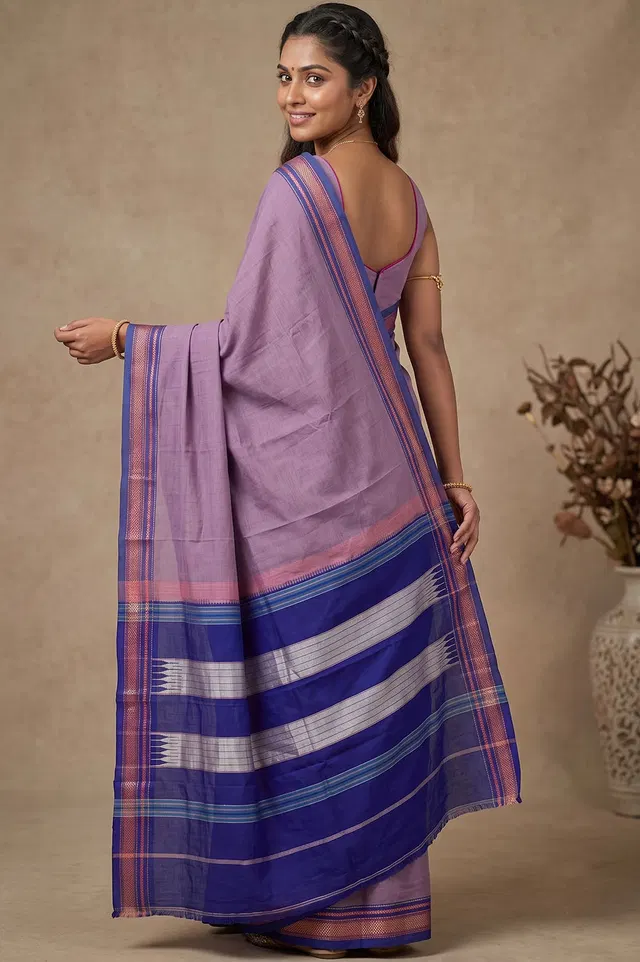 Ilkal Handloom Cotton-Silk Saree