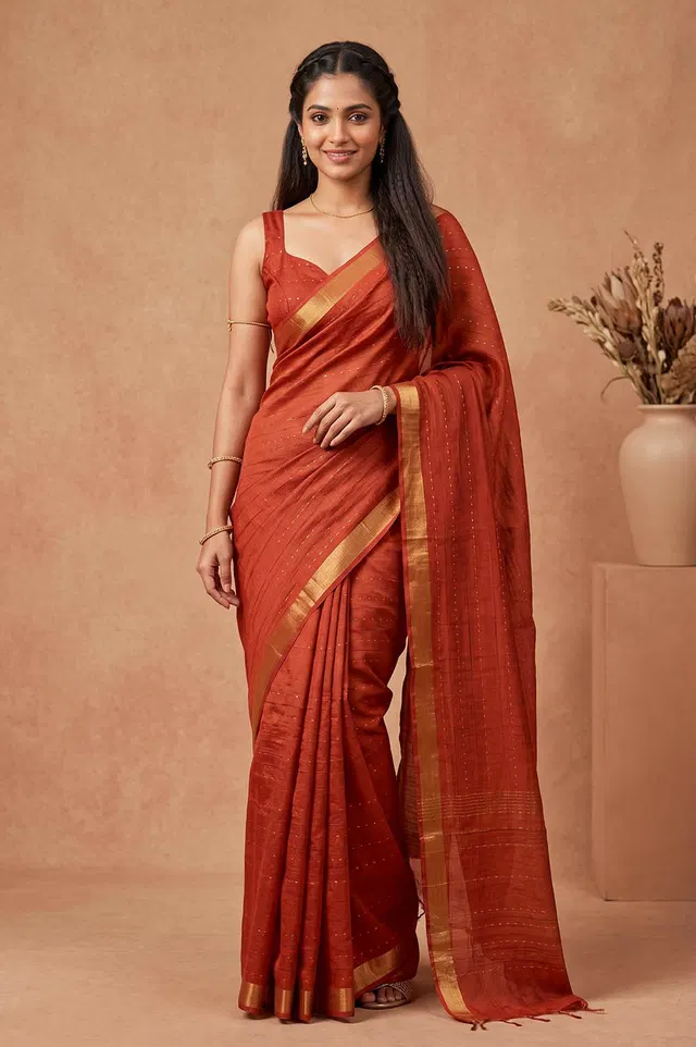 Kosa/Champa - Pure Tussar Handloom Silk Saree