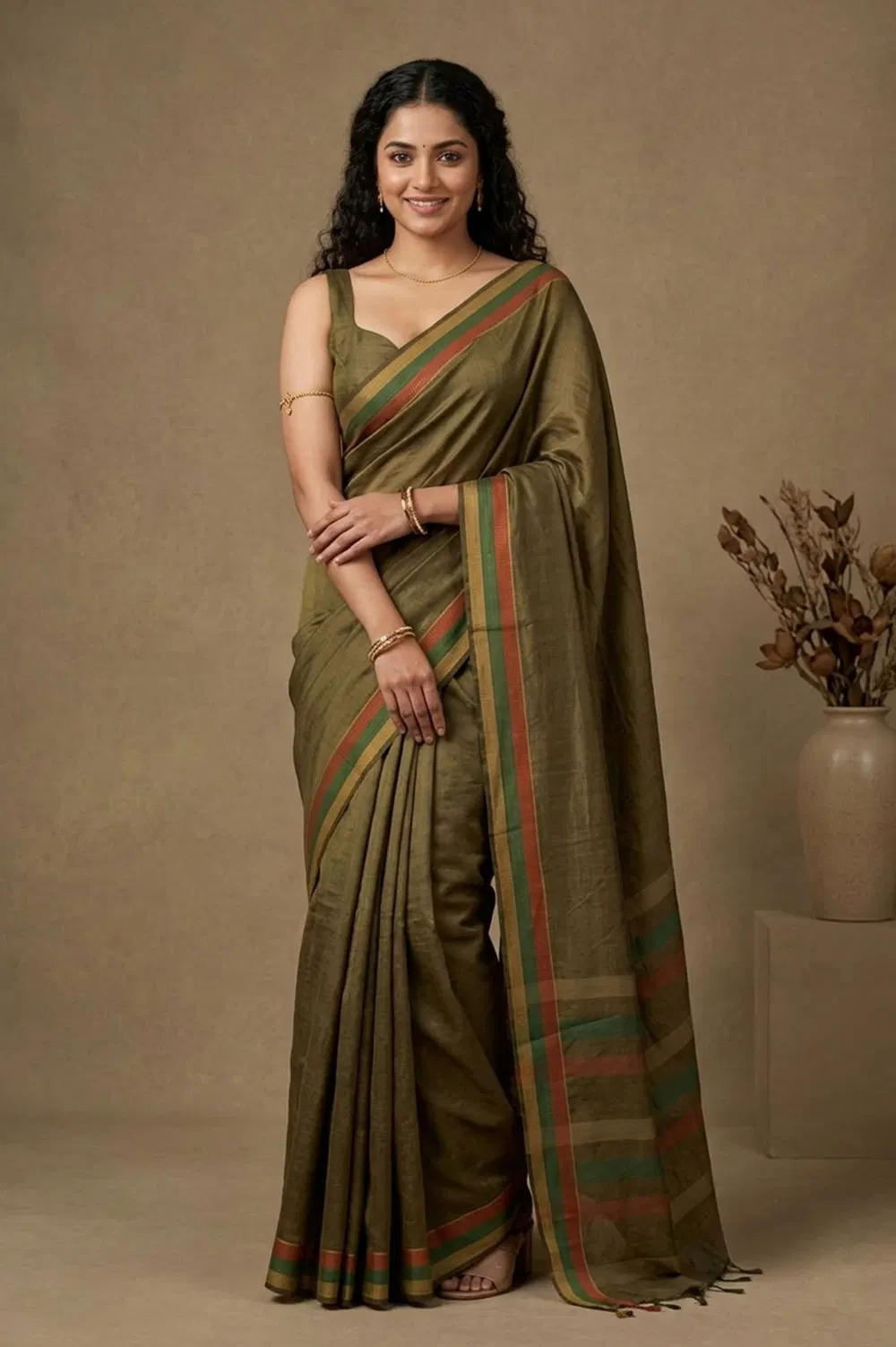 Kosa/Champa - Pure Tussar Handloom Silk Saree