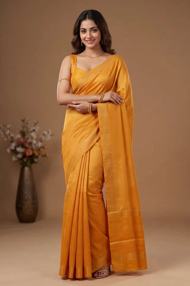 Kosa/Champa - Pure Tussar Handloom Silk Saree