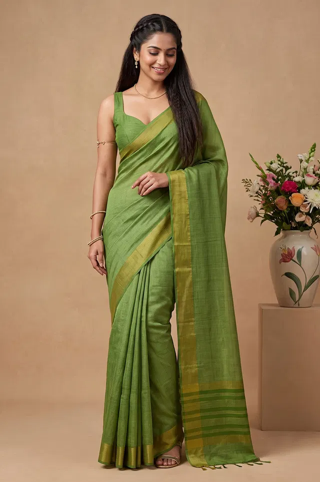 Kosa/Champa - Pure Tussar Handloom Silk Saree