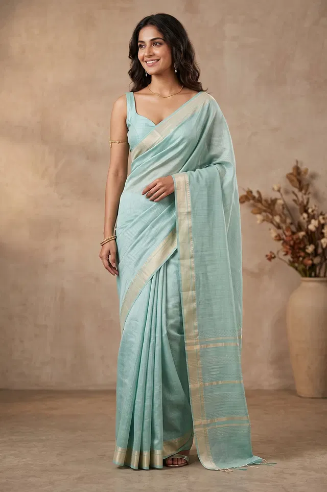 Kosa/Champa - Pure Tussar Handloom Silk Saree