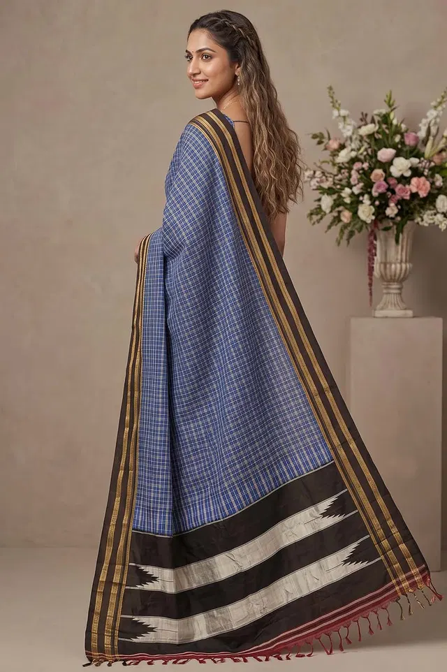 Ilkal Authentic Handloom Cotton-Silk Saree