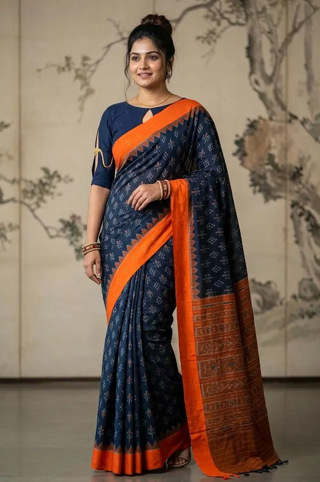 Orissa Ikat Deha Banda Cotton Saree
