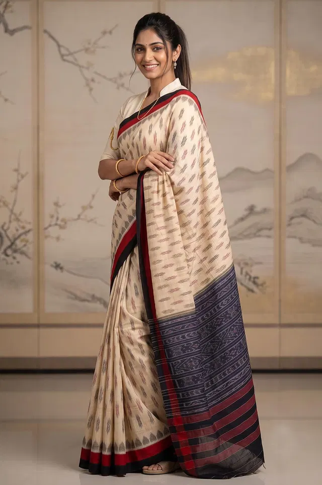 Orissa Ikat Deha Banda Cotton Saree