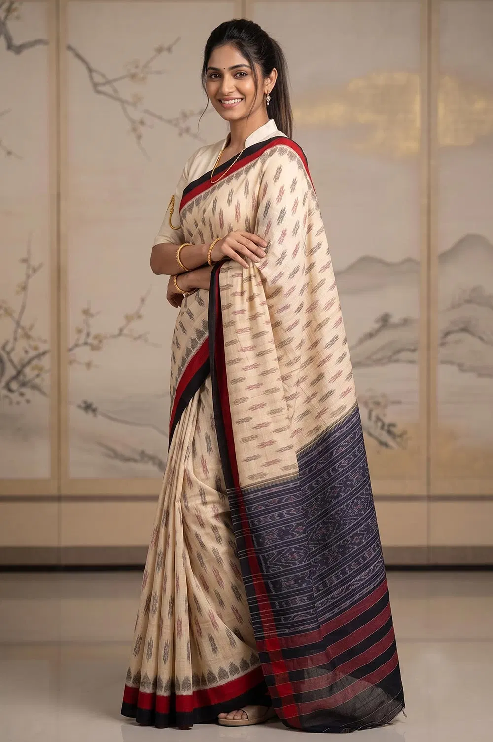 Orissa Ikat Deha Banda Cotton Saree