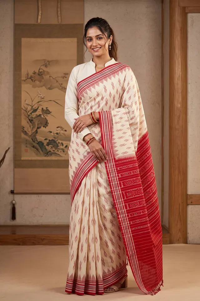 Orissa Ikat Deha Banda Cotton Saree
