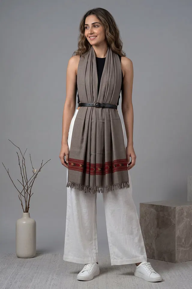 Kullu Pure Wool Handloom Stole
