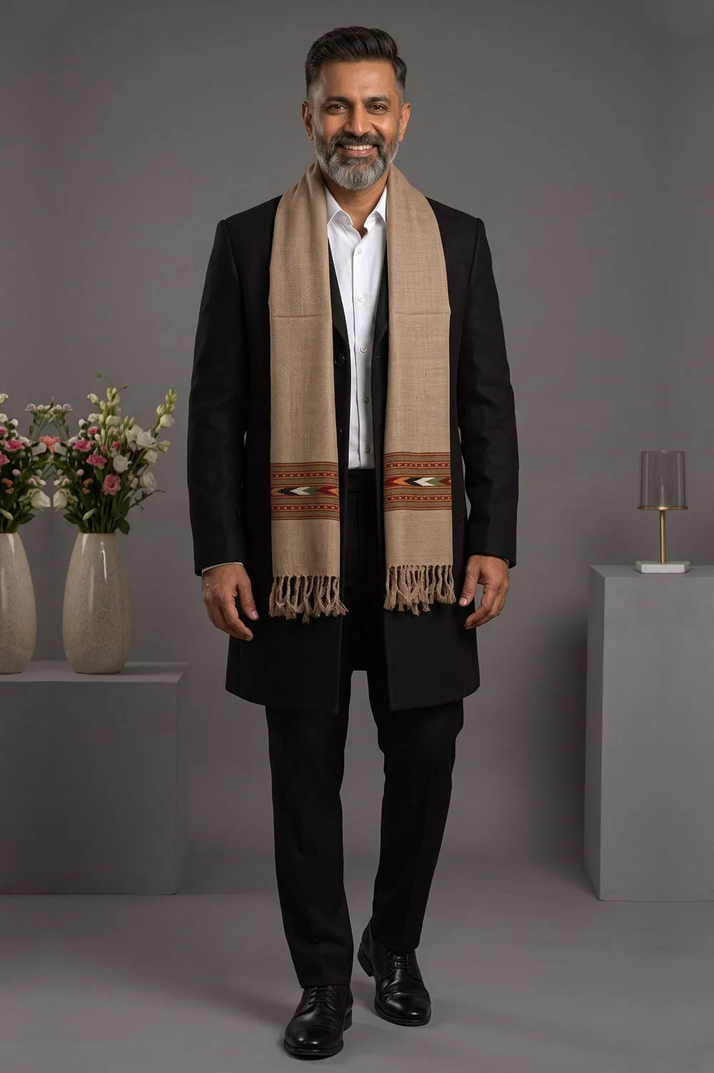 Kullu Pure Wool Handloom Muffler
