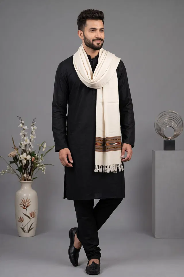 Kullu Pure Wool Handloom Muffler