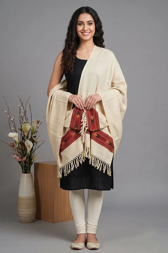 Kullu Pure Wool Handloom Stole
