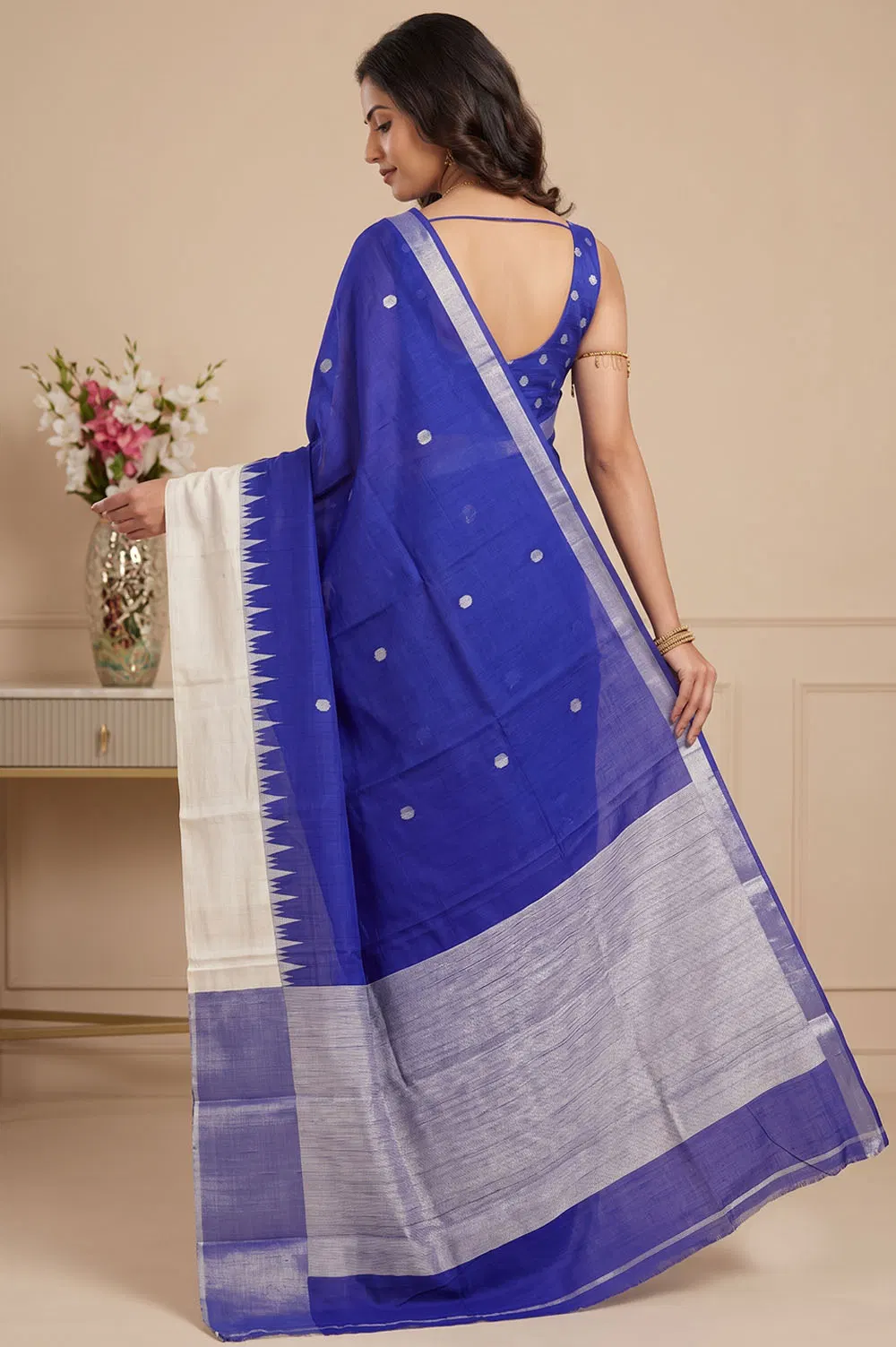 Kosa/Champa - Pure Dupion Tussar Handloom Silk Saree