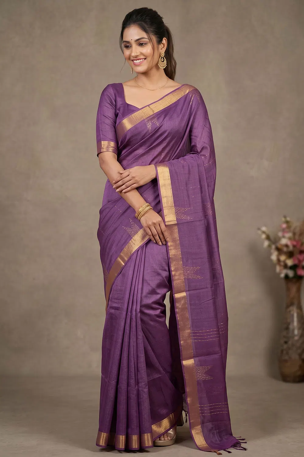 Kosa/Champa - Pure Tussar Handloom Silk Saree
