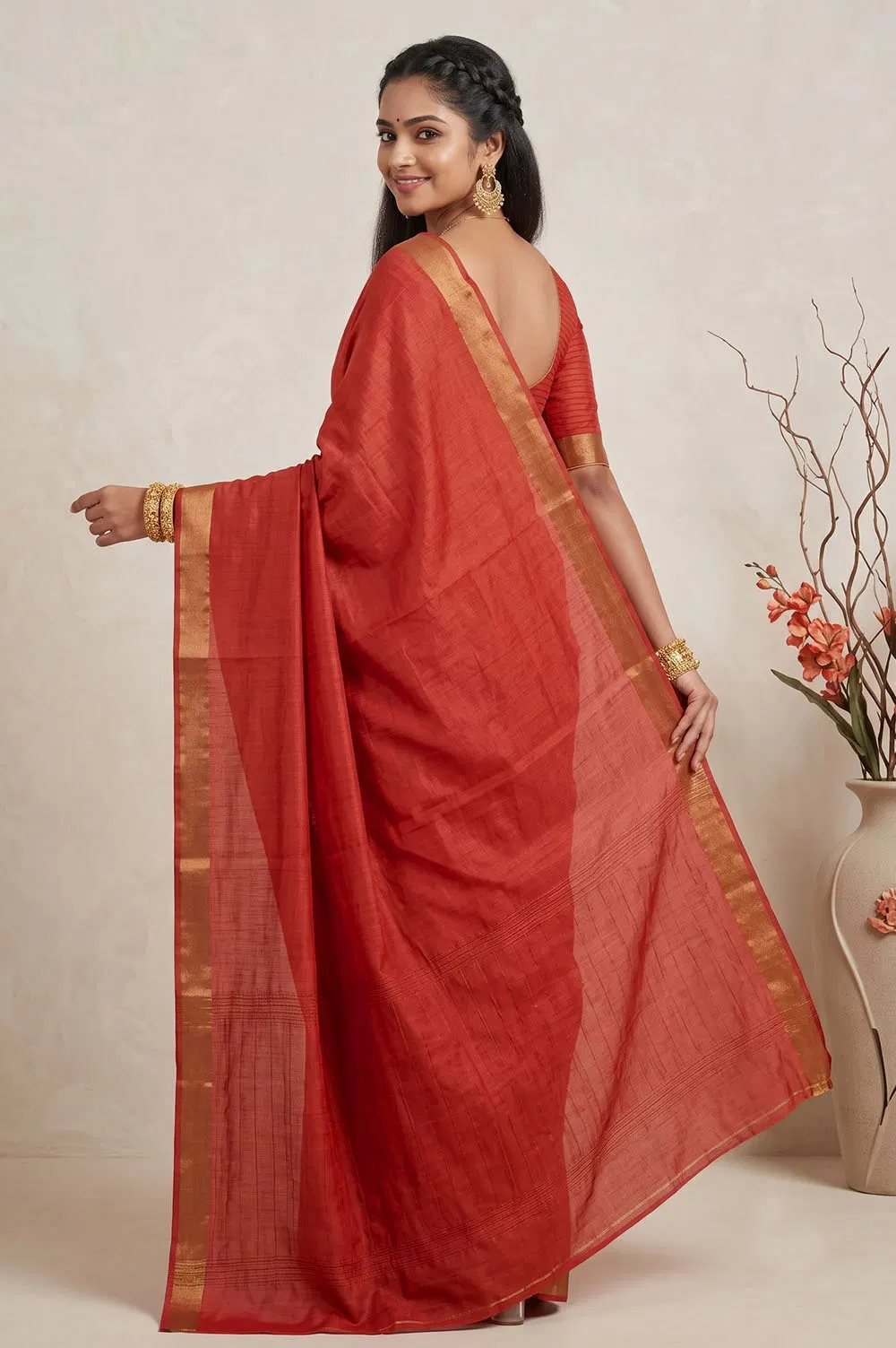 Kosa/Champa - Pure Tussar Handloom Silk Saree