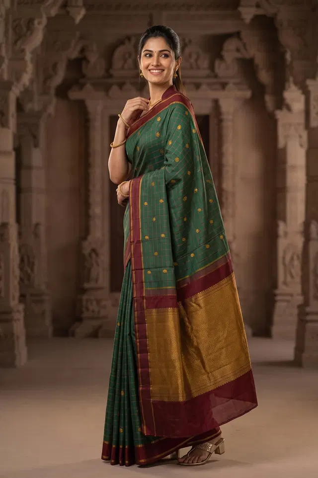 Kancheepuram Pure Silk Handloom Saree