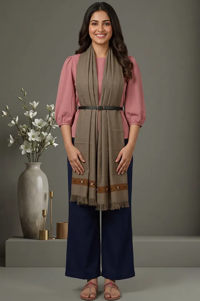 Kullu Pure Wool Handloom Shawl