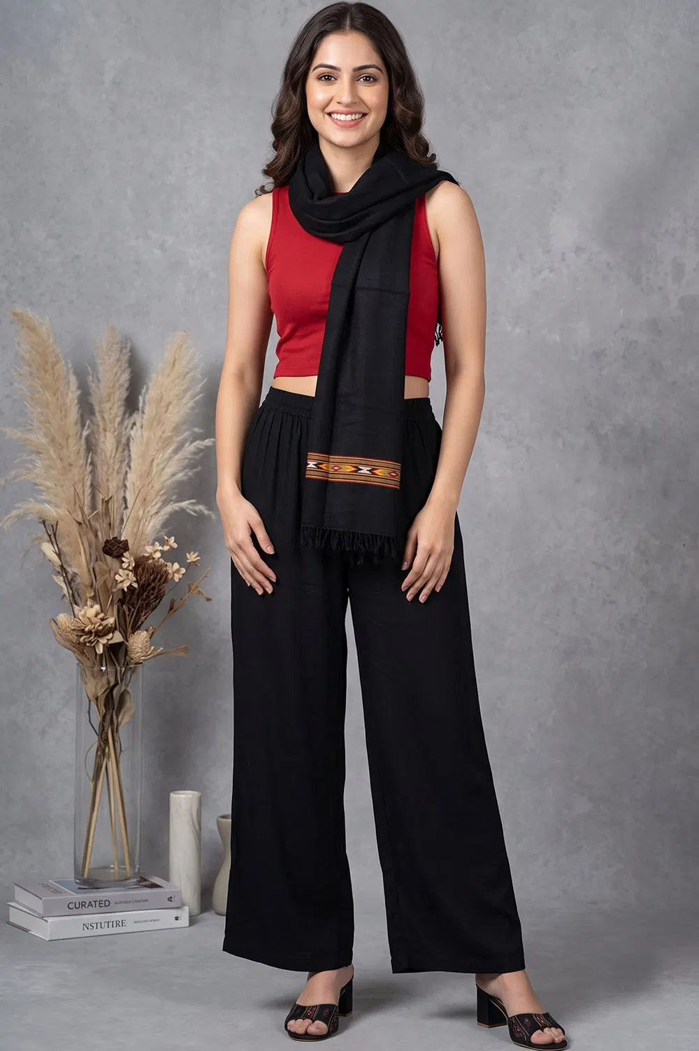 Kullu Pure Wool Handloom Shawl
