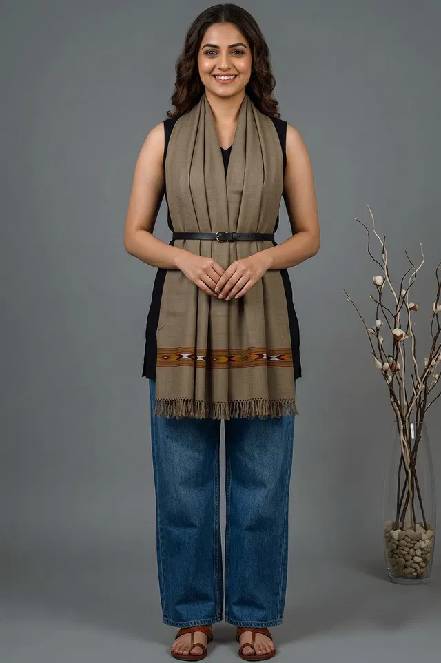 Kullu Pure Wool Handloom Shawl