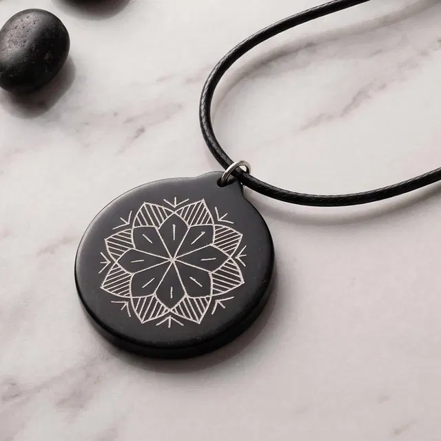 Bidriware Flower Pendant