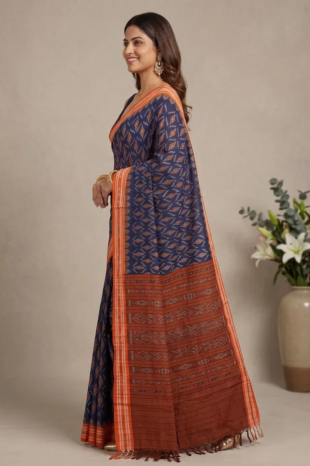 Orissa Ikat Deha Banda Cotton Saree