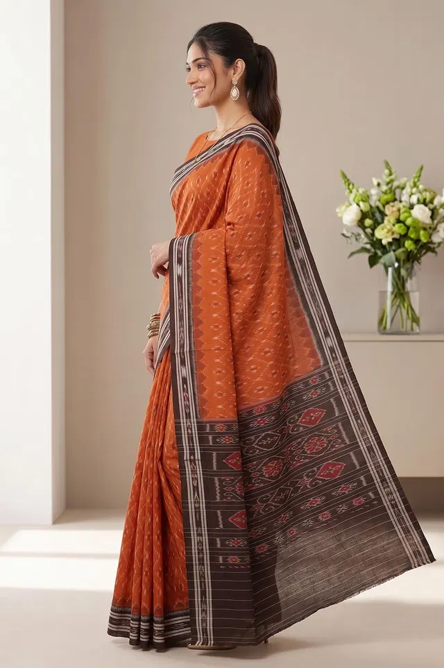 Orissa Ikat Deha Banda Cotton Saree