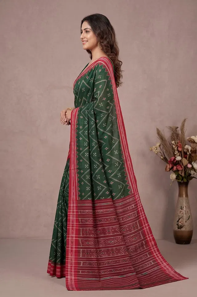 Orissa Ikat Deha Banda Cotton Saree