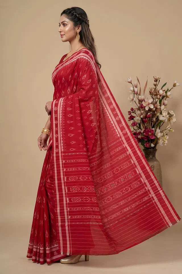 Orissa Ikat Deha Banda Cotton Saree