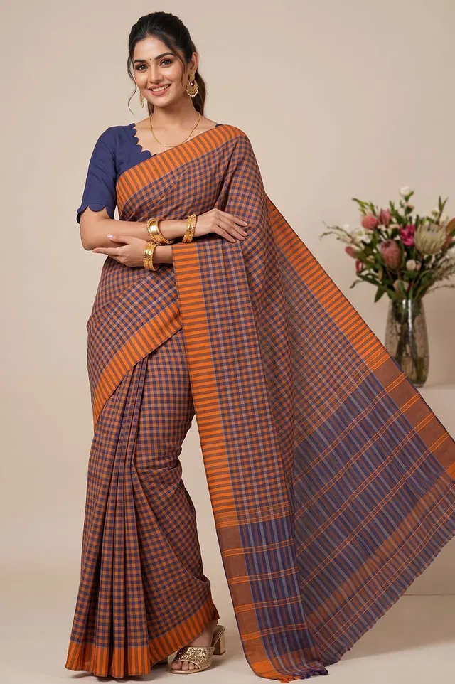 Udupi Handloom Cotton Saree