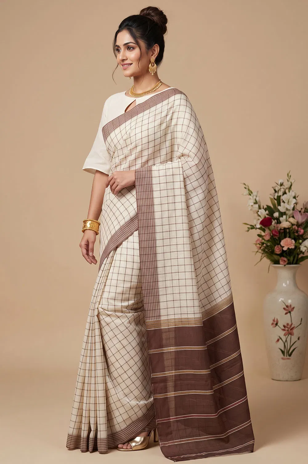 Udupi Handloom Cotton Saree