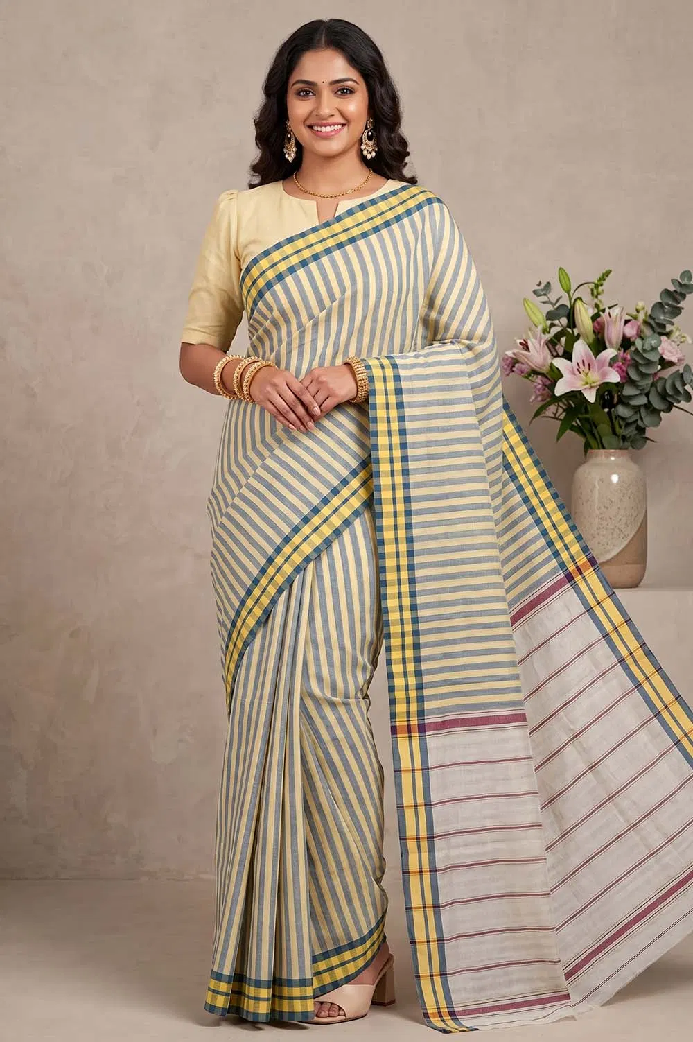 Udupi Handloom Cotton Saree