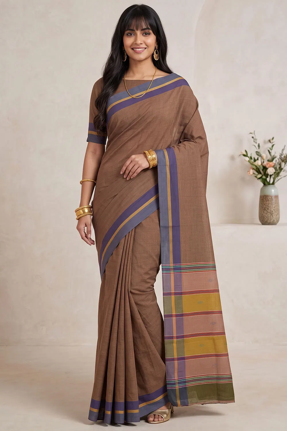 Udupi Handloom Cotton Saree