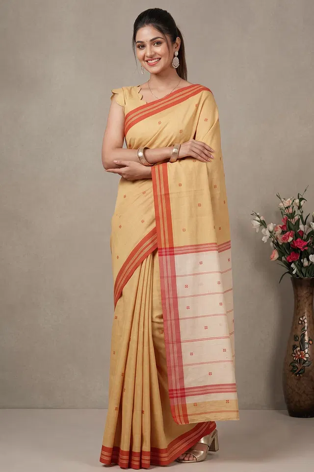 Udupi Handloom Cotton Saree