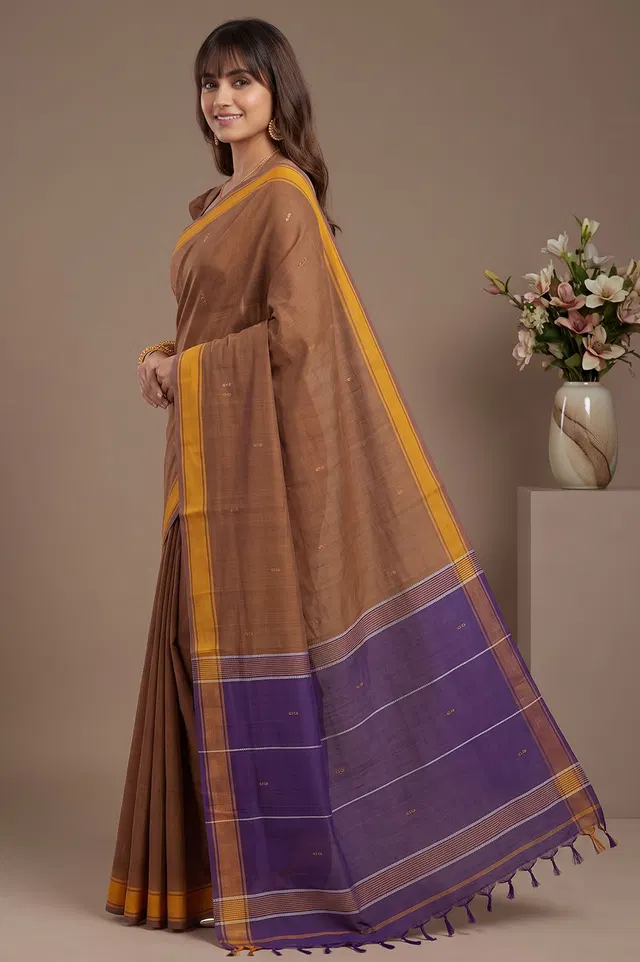 Udupi Handloom Cotton Saree
