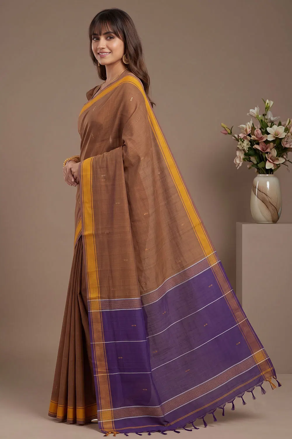 Udupi Handloom Cotton Saree