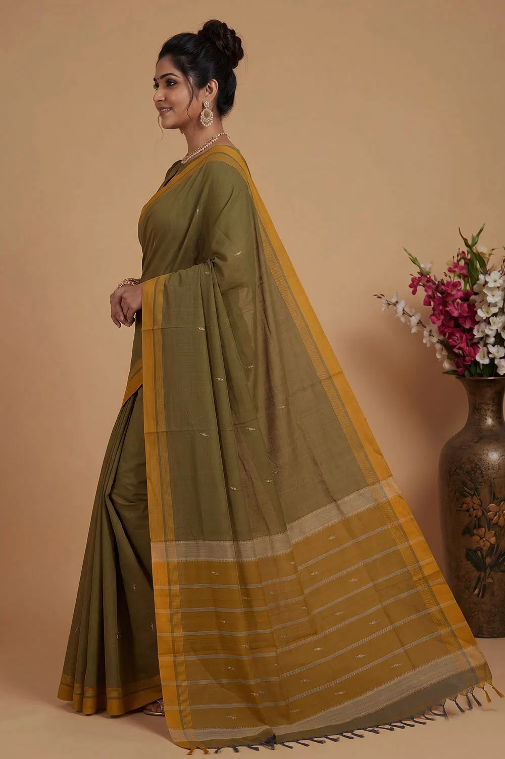 Udupi Handloom Cotton Saree