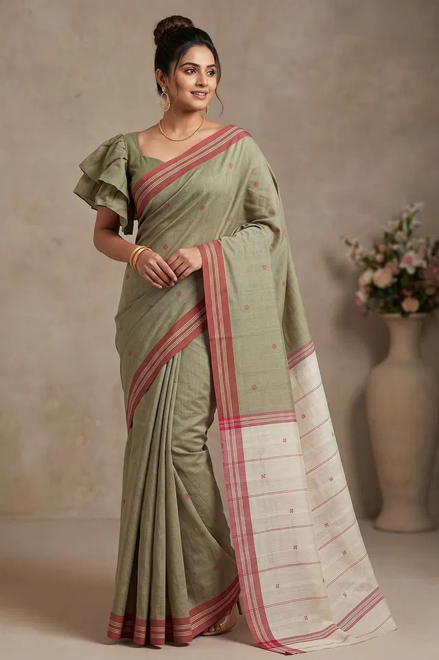 Udupi Handloom Cotton Saree