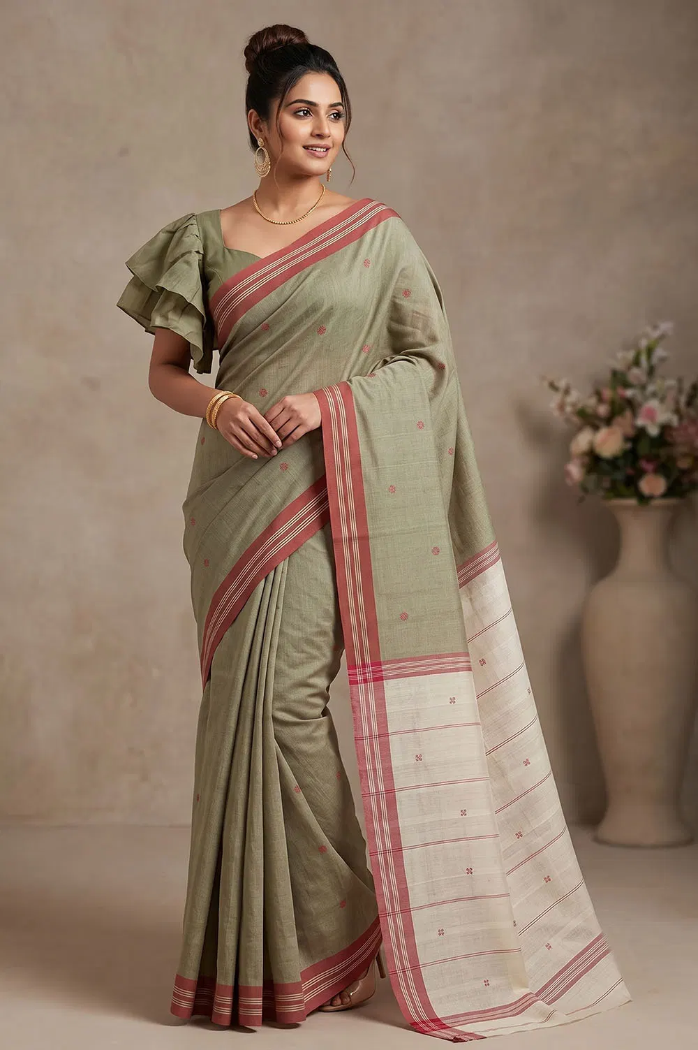 Udupi Handloom Cotton Saree