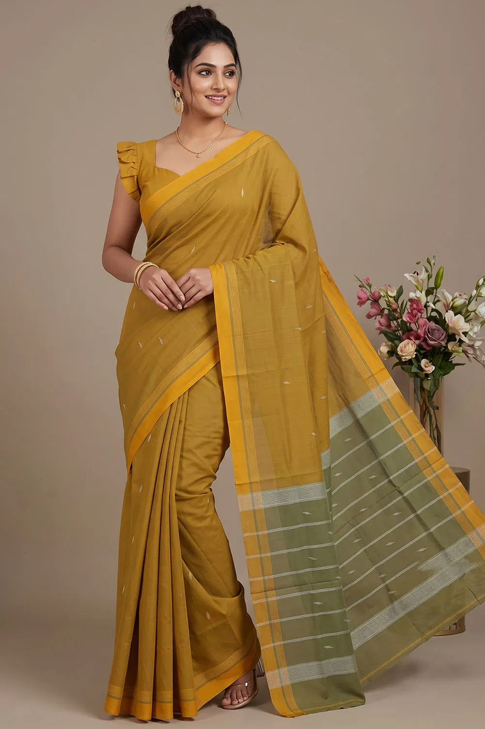 Udupi Handloom Cotton Saree