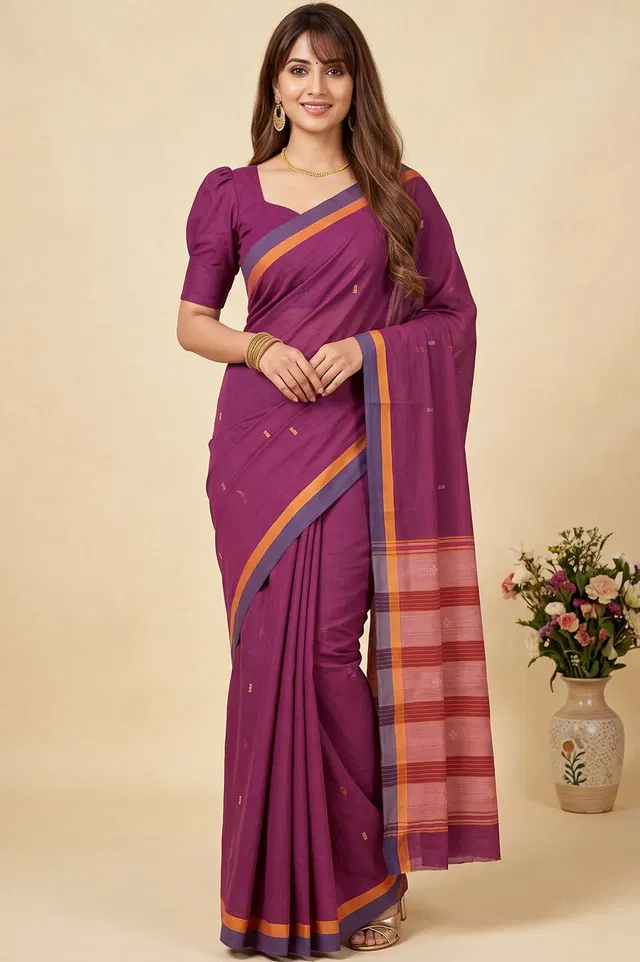 Udupi Handloom Cotton Saree