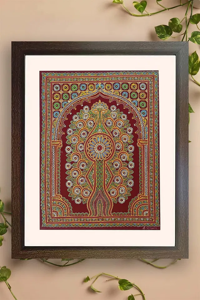 Kutch Rogan Art (18x22) Inches