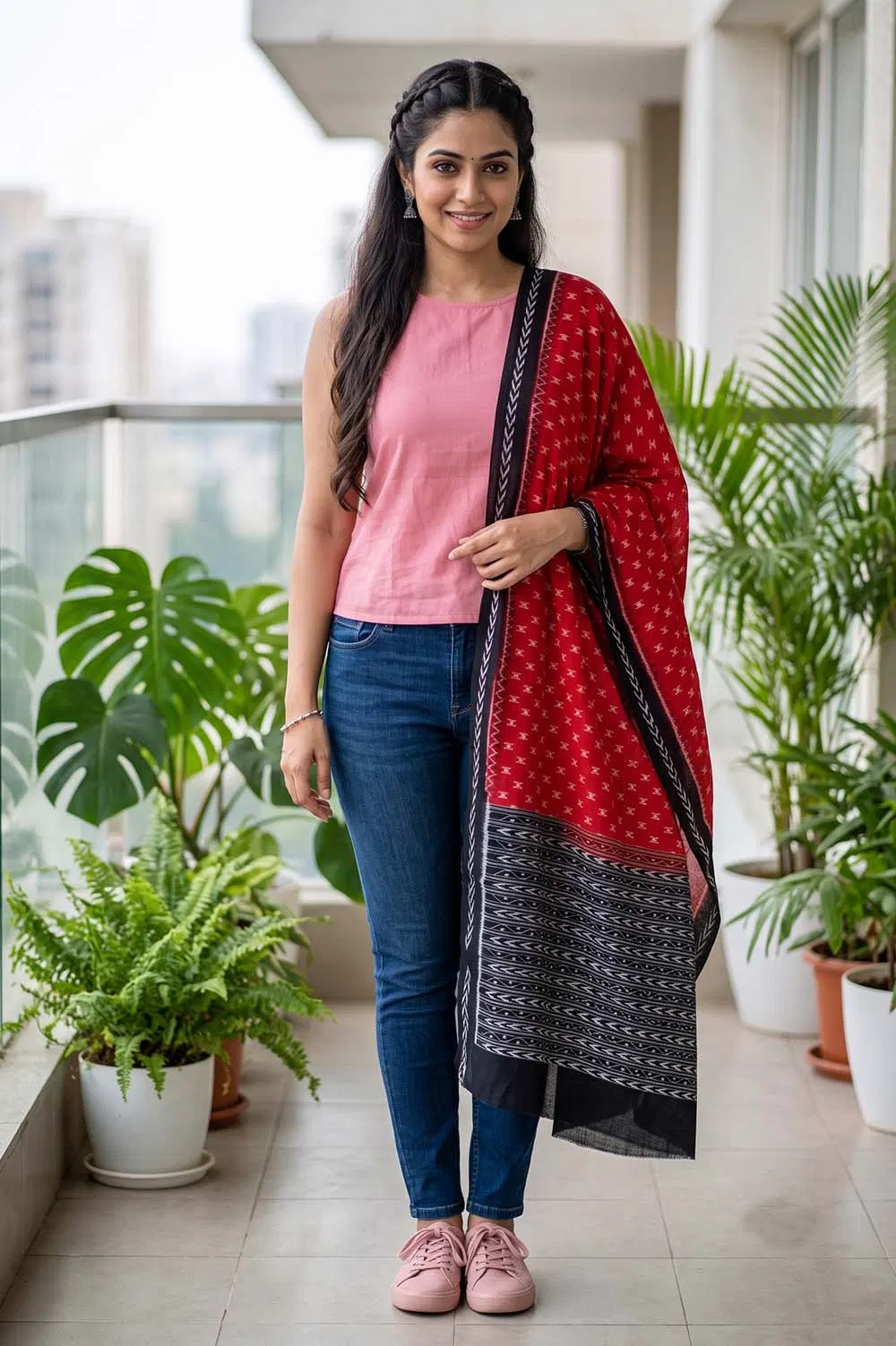 Sambalpuri Bandha Dupatta