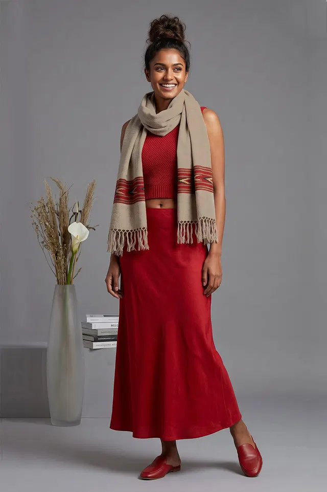 Kullu Pure Wool Handloom Muffler