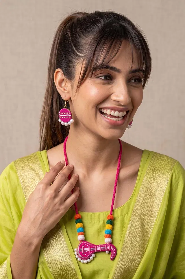 Bankura Panchmura Terracotta Jewellery Set