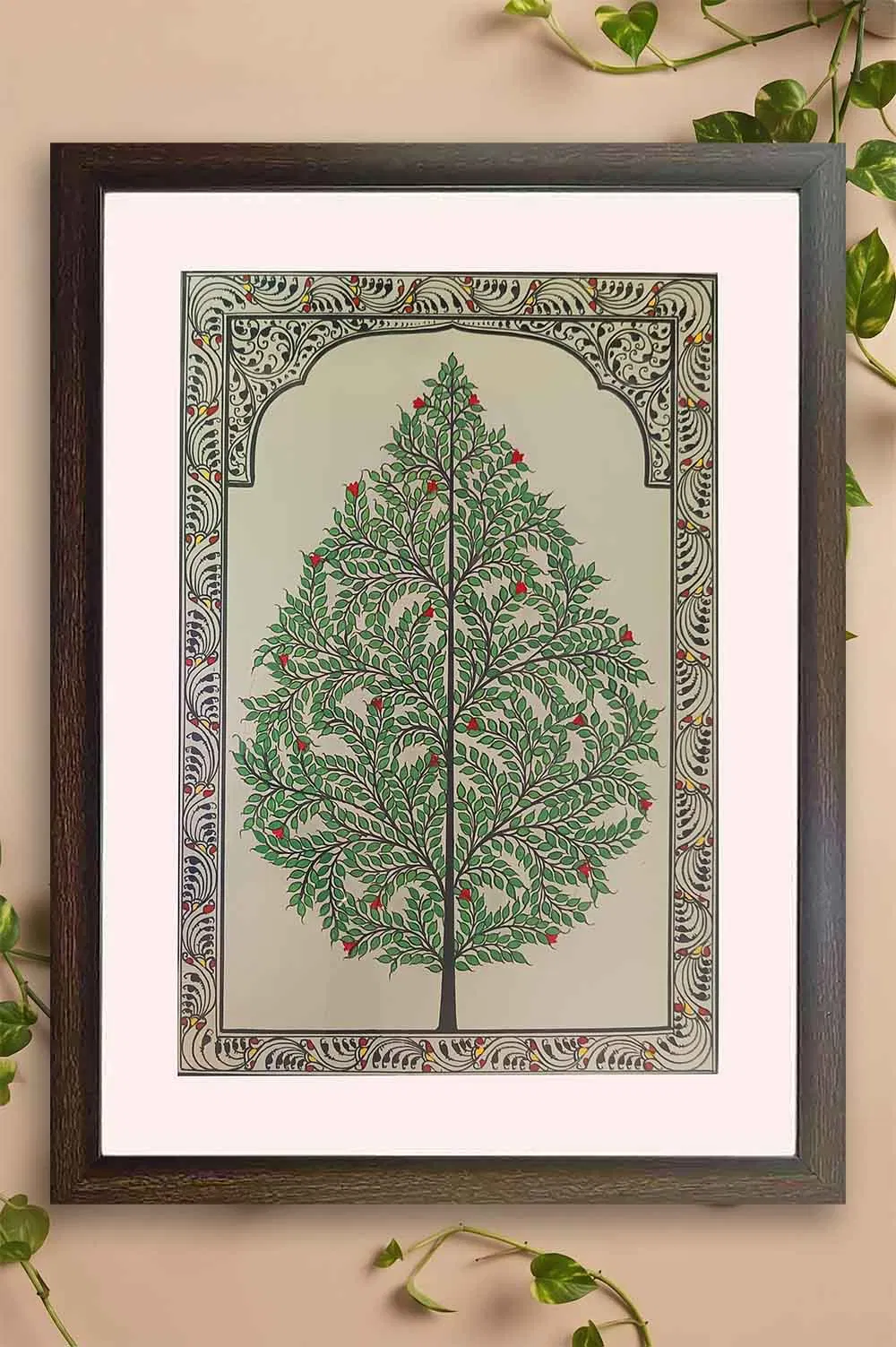 Tree of Life Orissa Pattachitra Painting (1.5*2) Feet