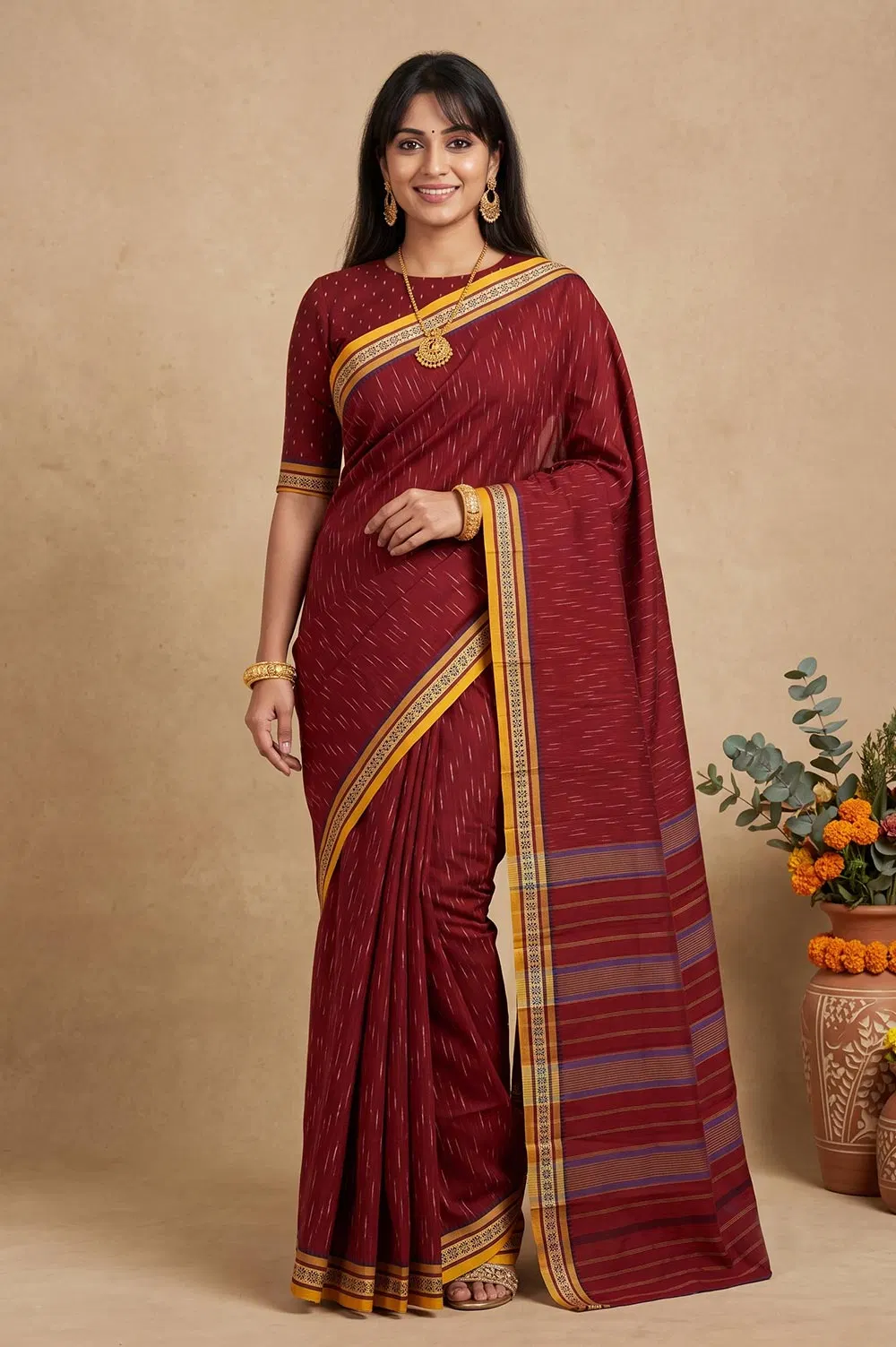 Narayanpet Handloom Cotton Saree