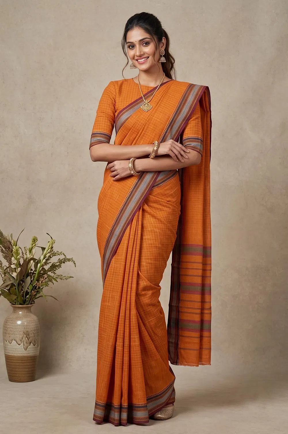 Narayanpet Handloom Cotton Saree